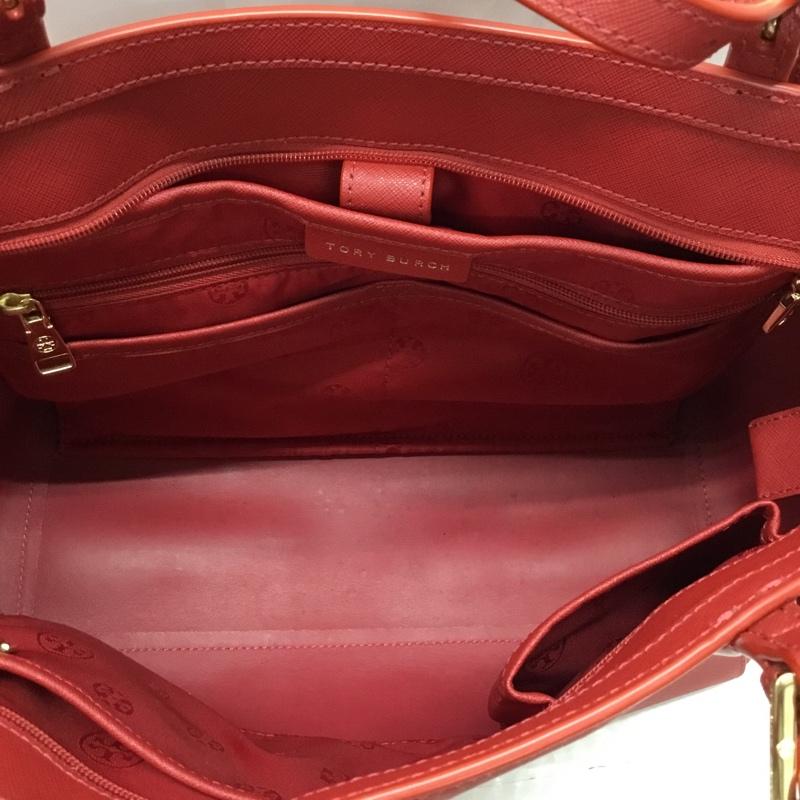 トリーバーチ TORY BURCH トートバッグ トートバッグ ワンポイント 赤 / レッド / レディース USED 古着 中古 10111821