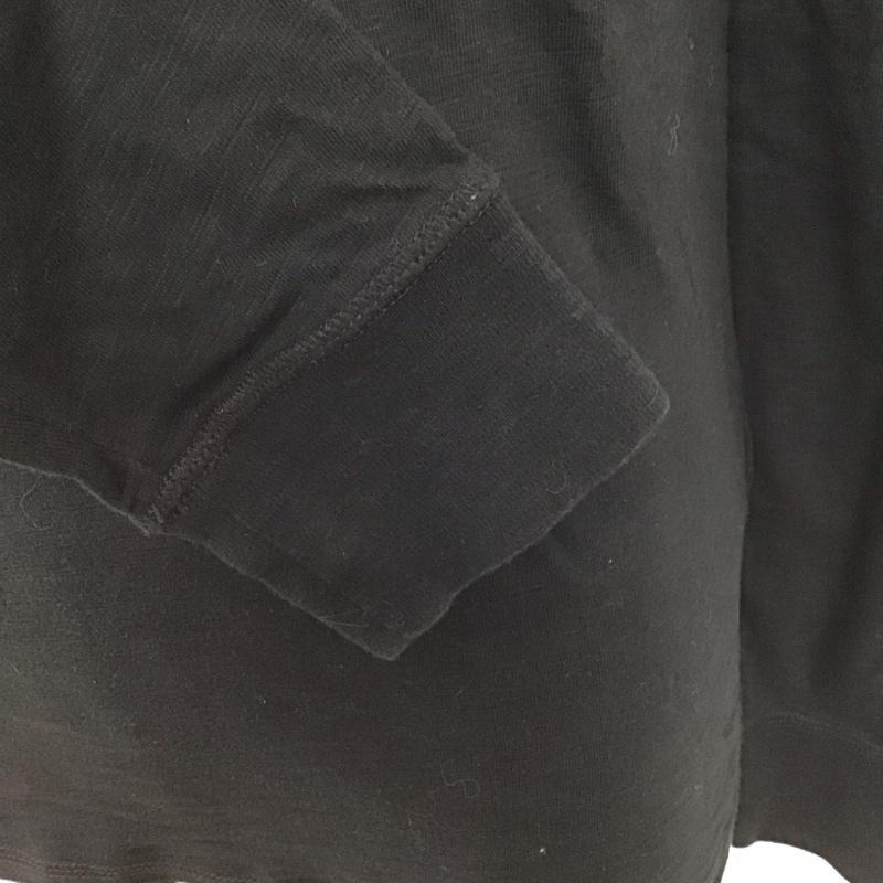 トミーヒルフィガー TOMMY HILFIGER カットソー 長袖 長袖カットソー クルーネックカットソー ロングスリーブカットソー S ロゴ、文字 黒 / ブラック / メンズ USED 古着 中古 10113737