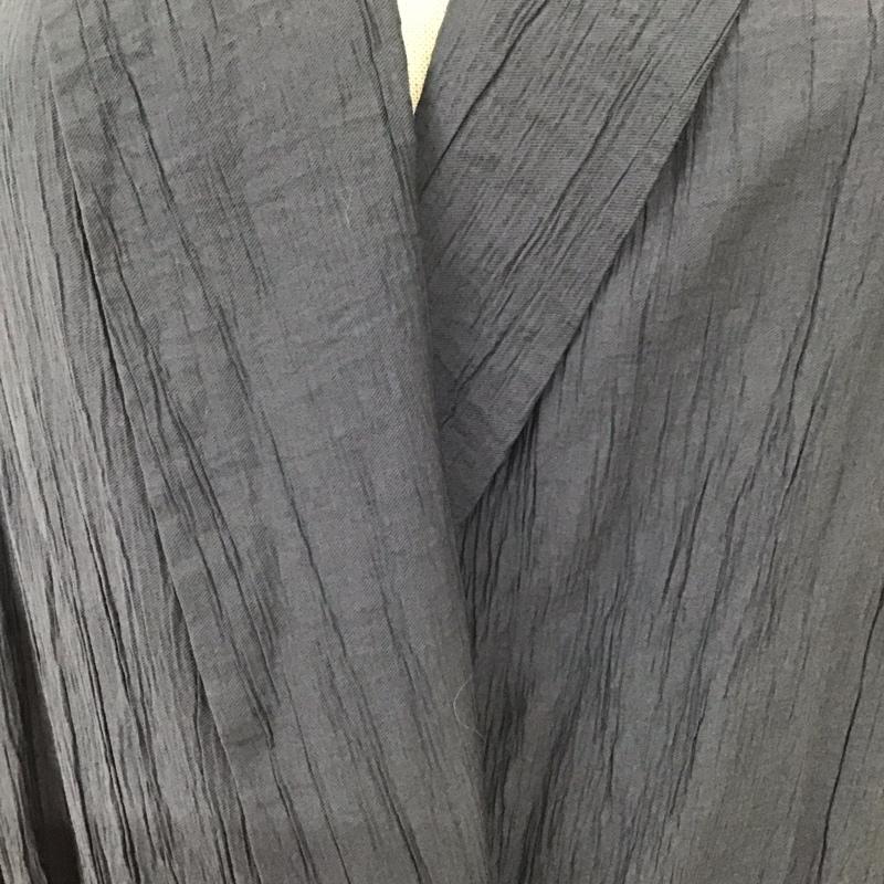 ザラ ZARA ジャケット、上着 ジャケット、ブレザー ガウン カシュクール M 無地 紺 / ネイビー / レディース USED 古着 中古 10113494