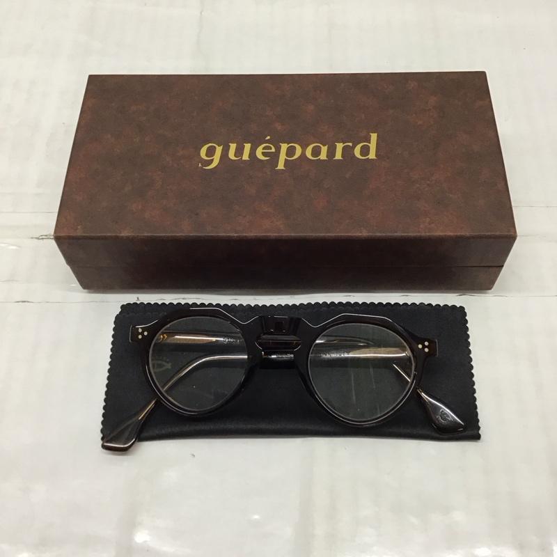 ギュパール guepard めがね・サングラス めがね gp-15 Havana 伊達メガネ 箱有 無地 茶 / ブラウン / メンズ USED 古着 中古 10122941