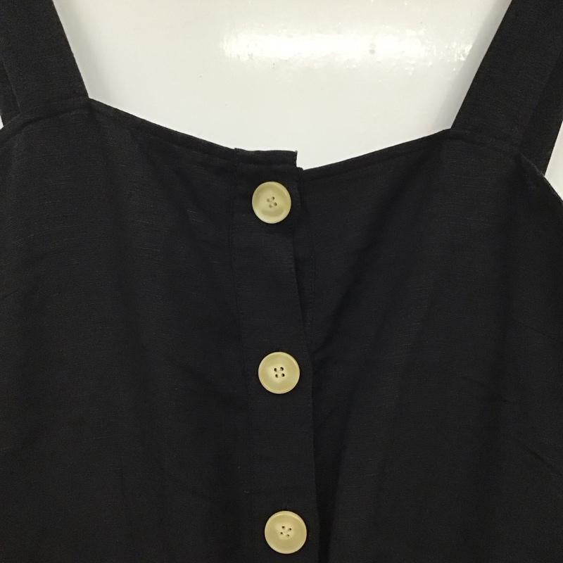 マウジー MOUSSY サロペット・オーバーオール サロペット、オーバーオール 010csh30-2280 buttonupallinone オールインワン 1 無地 黒 / ブラック / レディース USED 古着 中古 10135177