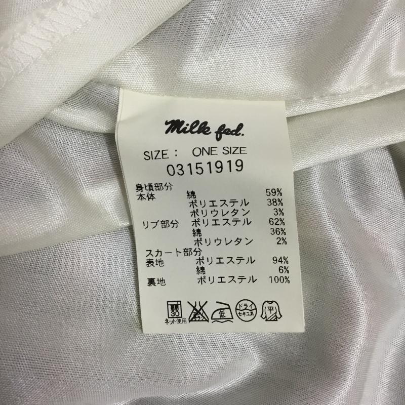 ミルクフェド MILKFED. ワンピース ロングスカート 半袖ワンピース ロングワンピース クルーネック フレアスカート チェック マルチカラー / マルチカラー / レディース USED 古着 中古 10112240