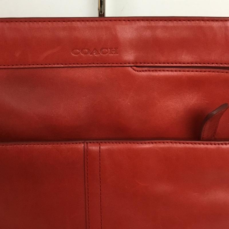 コーチ COACH ショルダーバッグ ショルダーバッグ 70710 レザー ロゴ、文字 赤 / レッド / レディース USED 古着 中古 10128324