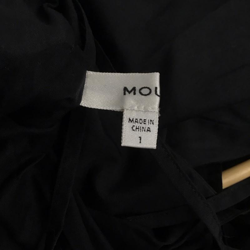 マウジー MOUSSY ワンピース ロングスカート 010GSS30-1890 OPENBACKFLAREドレス ロングワンピース キャミワンピ 1 無地 黒 / ブラック / レディース USED 古着 中古 10135997