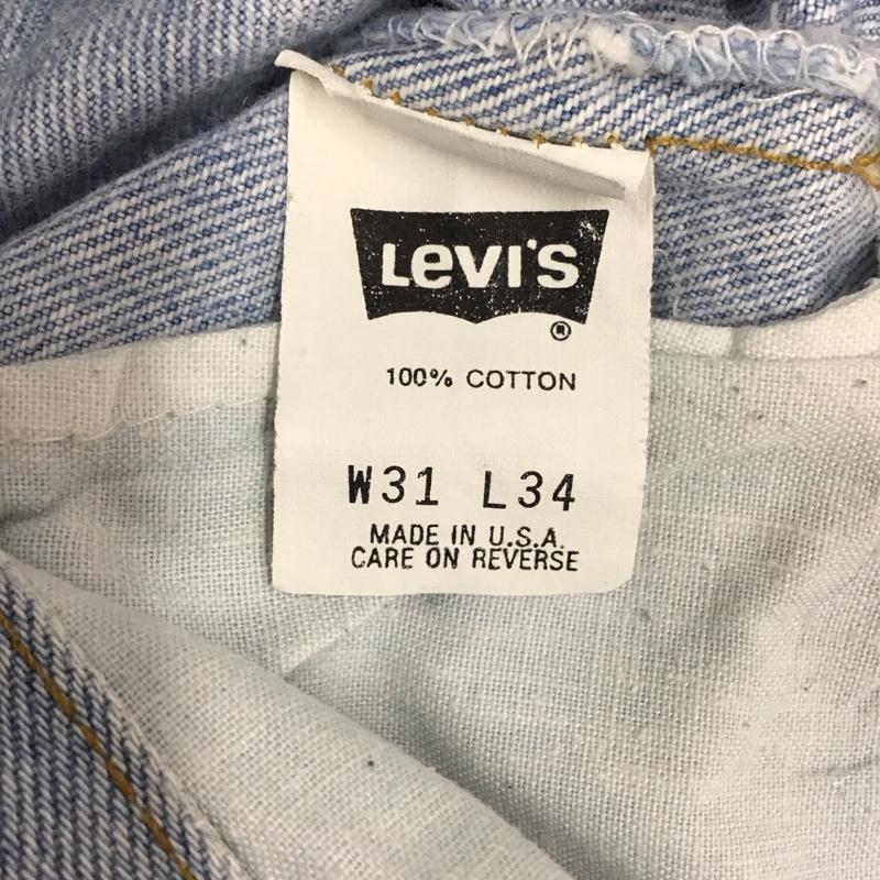 リーバイストラウスアンドコー Levi Strauss & co. パンツ デニム、ジーンズ デニムパンツ ストレートパンツ ワイドパンツ カジュアルパンツ 31インチ 無地 インディゴ / インディゴ / メンズ USED 古着 中古 10116339