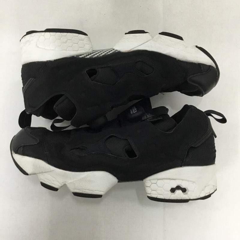 リーボック Reebok スニーカー スニーカー V65750 INSTA PUMP FURY OG 24.5cm 24.5cm ロゴ、文字 黒 / ブラック / X 白 / ホワイト / レディース USED 古着 中古 10122822