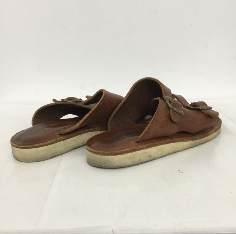 古着 USED サンダル サンダル LEFT HAND レザー 無地 茶 / ブラウン / メンズ USED 古着 中古 10138038