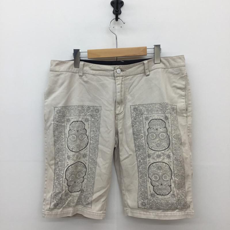 ハーレー Hurley パンツ ショートパンツ 34 ペイズリー アイボリー / アイボリー / X 黒 / ブラック / メンズ USED 古着 中古 10134499