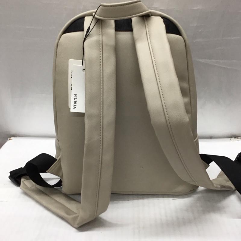 ムルーア MURUA リュックサック、デイパック リュックサック、デイバッグ 011631900301 フェイクレザーリュック タグ付き FREE 無地 灰 / グレー / レディース USED 古着 中古 10116269