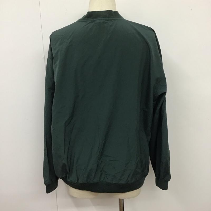 アイゾッド IZOD カットソー 長袖 ナイロンプルオーバー M 無地 緑 / グリーン / レディース USED 古着 中古 10108914