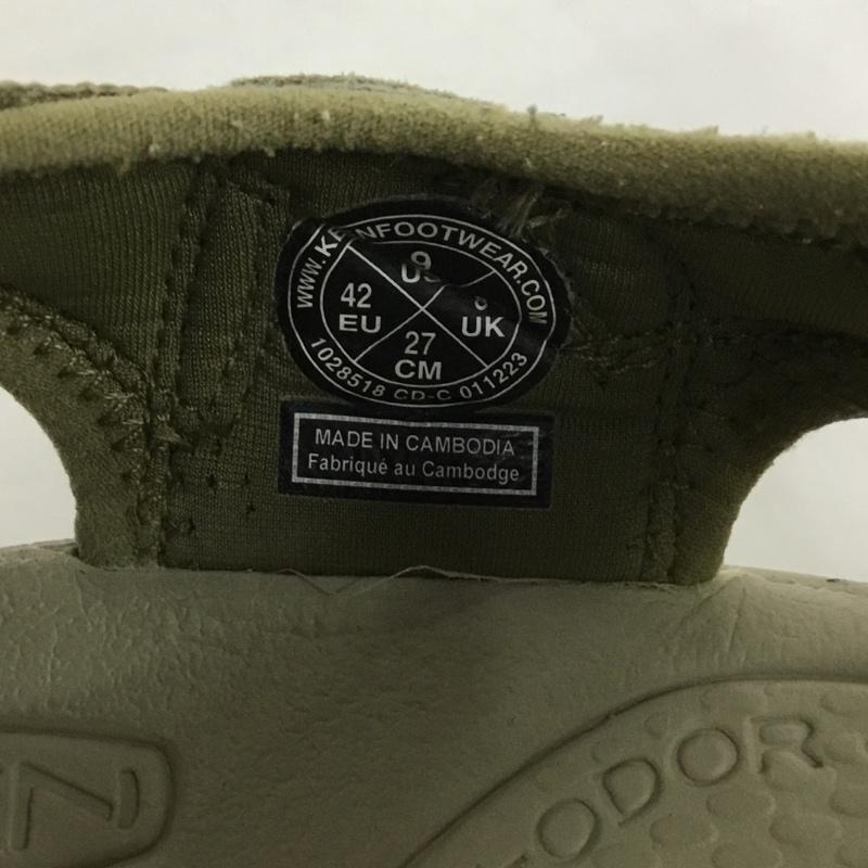 キーン KEEN サンダル サンダル 1028518 Newport H2 アウトドアシューズ 27cm 箱有 27.0cm ロゴ、文字 カーキ / カーキ / メンズ USED 古着 中古 10134277