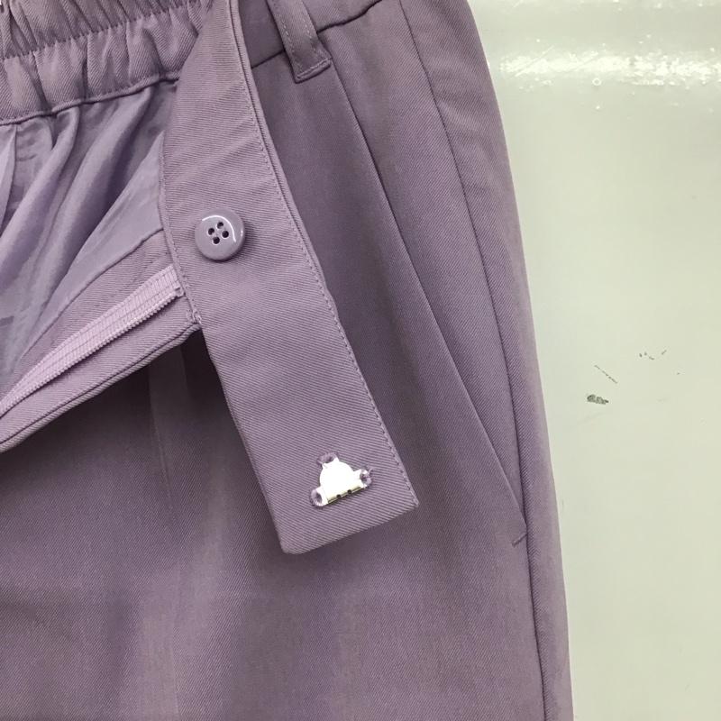 ローリーズファーム LOWRYS FARM パンツ スラックス L 無地 紫 / パープル / レディース USED 古着 中古 10137755