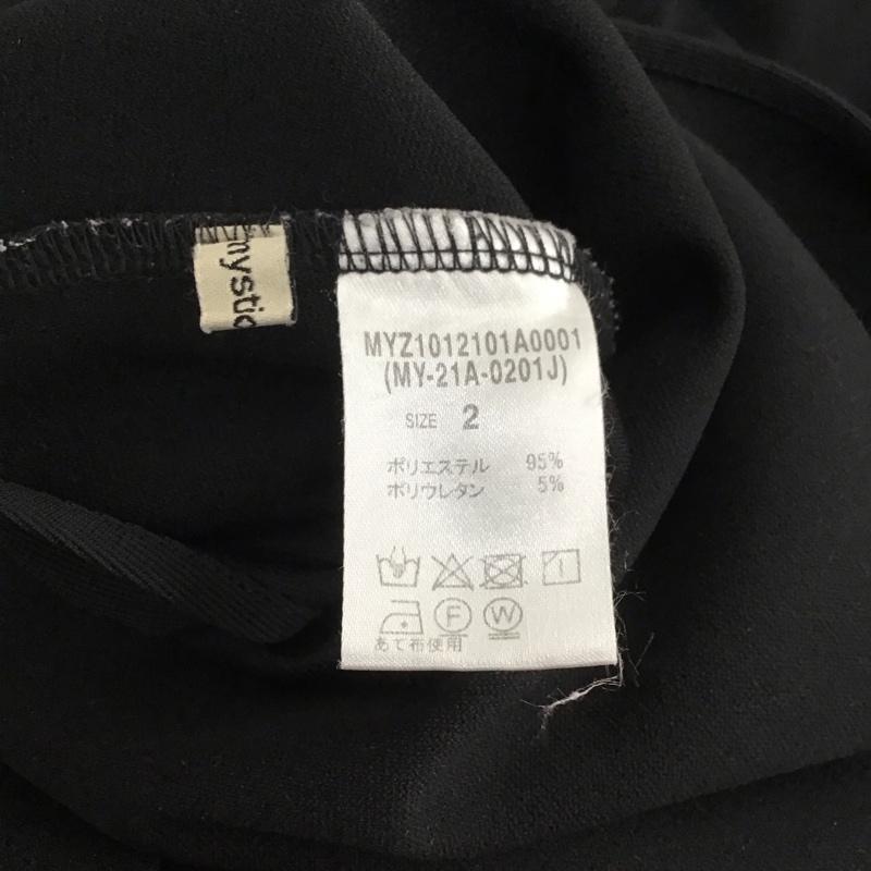 ミスティック mystic スカート ロングスカート 2 無地 黒 / ブラック /  レディース USED 古着 中古 10133437