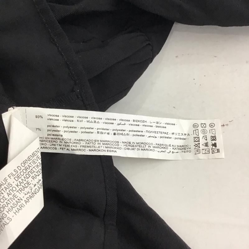 ザラ ZARA チュニック 長袖 M 無地 黒 / ブラック / レディース USED 古着 中古 10139495