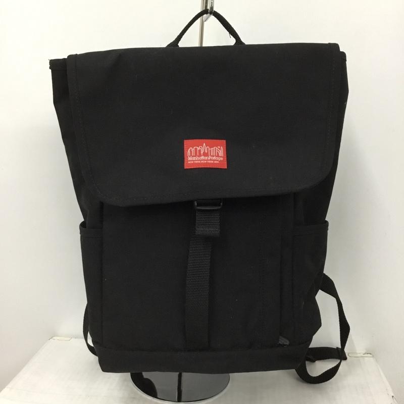 マンハッタンポーテージ Manhattan Portage リュックサック、デイパック リュックサック、デイバッグ Washington SQ Backpack ワンポイント 黒 / ブラック / メンズ USED 古着 中古 10123654
