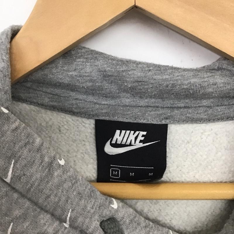 ナイキ NIKE パーカー 長袖 cj5406-063 プルオーバーパーカー スウェット M ロゴ、文字 灰 / グレー / メンズ USED 古着 中古 10133490