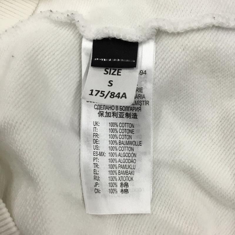 ディーゼル DIESEL トレーナー 長袖 長袖トレーナー スウェット クルーネック リブスウェットカットソー S プリント 白 / ホワイト / メンズ USED 古着 中古 10122326