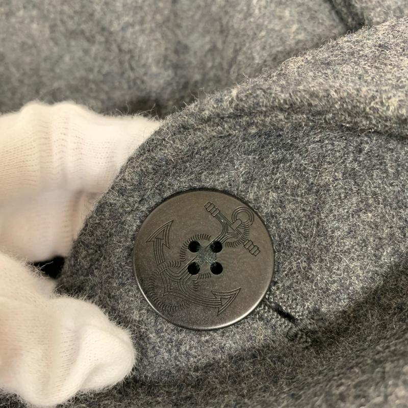 ギャップ GAP コート ピーコート S 無地 灰 / グレー / メンズ USED 古着 中古 10014018