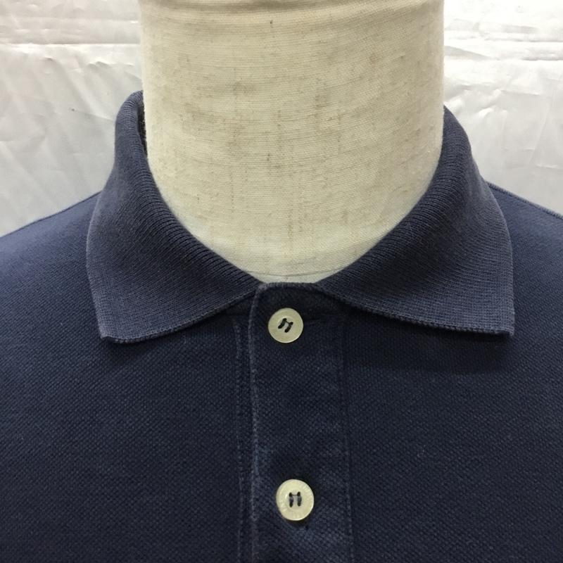 ヘンネスアンドモーリッツ H&M ポロシャツ 半袖 半袖ポロシャツ カラーシャツ 半袖カットソー XS 無地 紺 / ネイビー /  メンズ USED 古着 中古 10112288