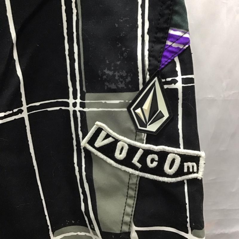ボルコム VOLCOM パンツ ショートパンツ サーフショーツ スイムパンツ 32 総柄 マルチカラー / マルチカラー /  メンズ USED 古着 中古 10122599