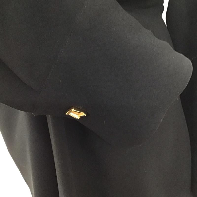ザラ ZARA カットソー 長袖 M 無地 黒 / ブラック / レディース USED 古着 中古 10124895