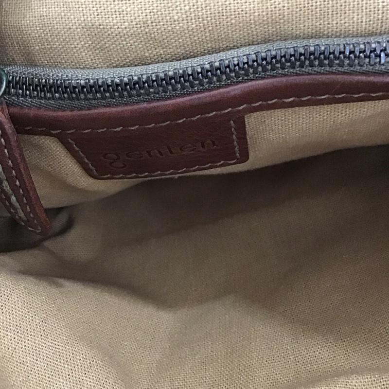 ゲンテン genten ショルダーバッグ ショルダーバッグ レザー ロゴ、文字 茶 / ブラウン / レディース USED 古着 中古 10123375