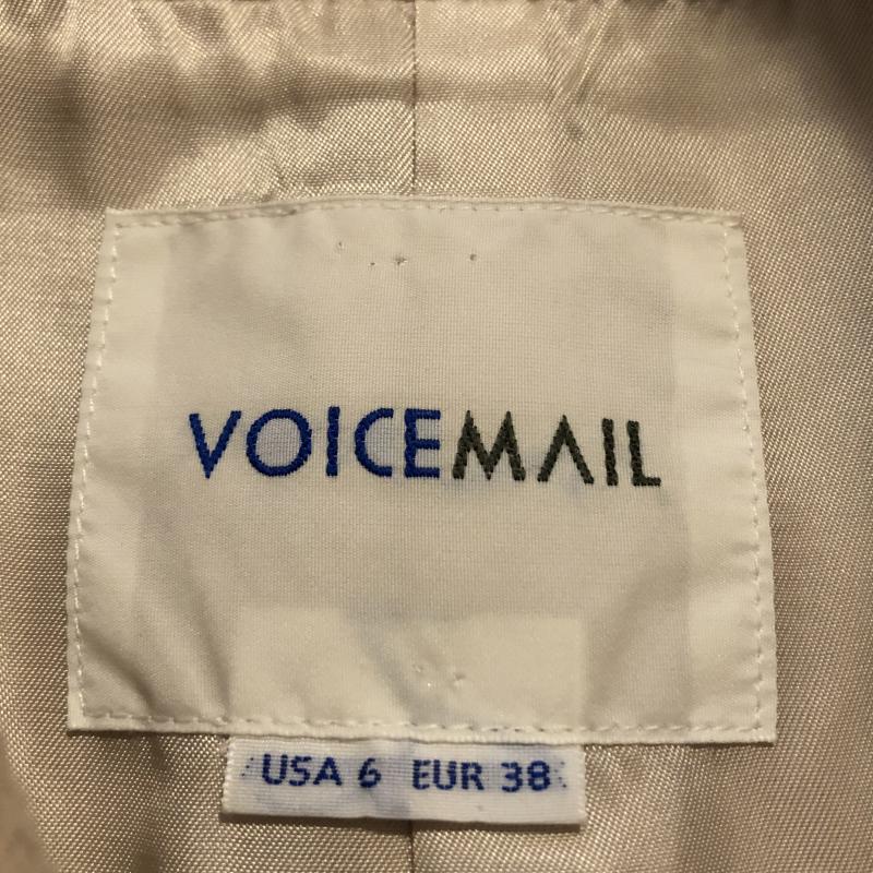 ボイスメール VOICEMAIL コート コート一般 アンゴラ ステンカラーコート ビジネス 38 無地 ベージュ / ベージュ / レディース USED 古着 中古 10029284