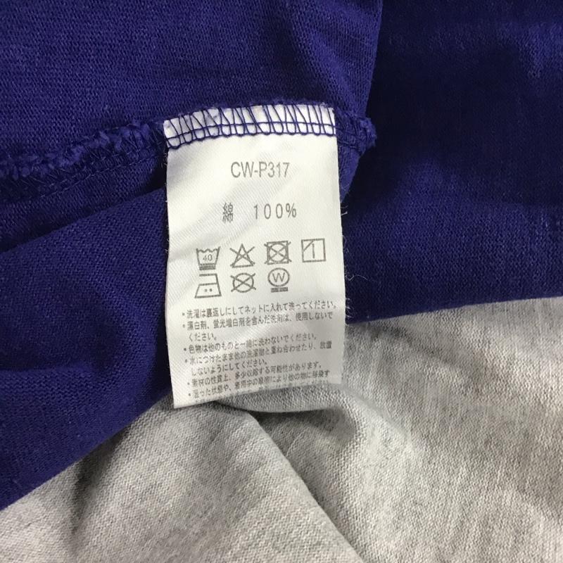 チャンピオン Champion Tシャツ 半袖 CW-P317 オーバーサイズ L ワンポイント 灰 / グレー / X 紺 / ネイビー / レディース USED 古着 中古 10112257