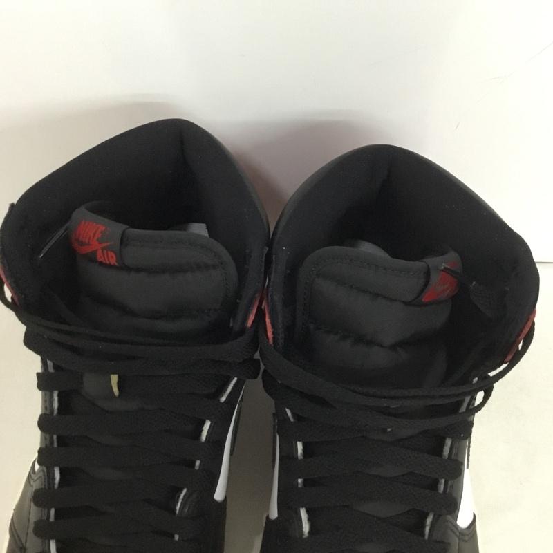 ナイキ NIKE スニーカー スニーカー DZ5485-106 AIR JORDAN 1 RETRO HIGH OG 28cm 箱有 28.0cm ロゴ、文字 白 / ホワイト / X 黒 / ブラック / X 赤 / レッド / メンズ USED 古着 中古 10137372