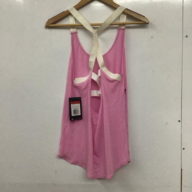 ナイキ NIKE タンクトップ タンクトップ AO9792-629 DRI-FIT ウィメンズ トレーニングタンクトップ スポーツウェア タグ付き L ロゴ、文字 桃 / ピンク / X 白 / ホワイト / レディース USED 古着 中古 10135567