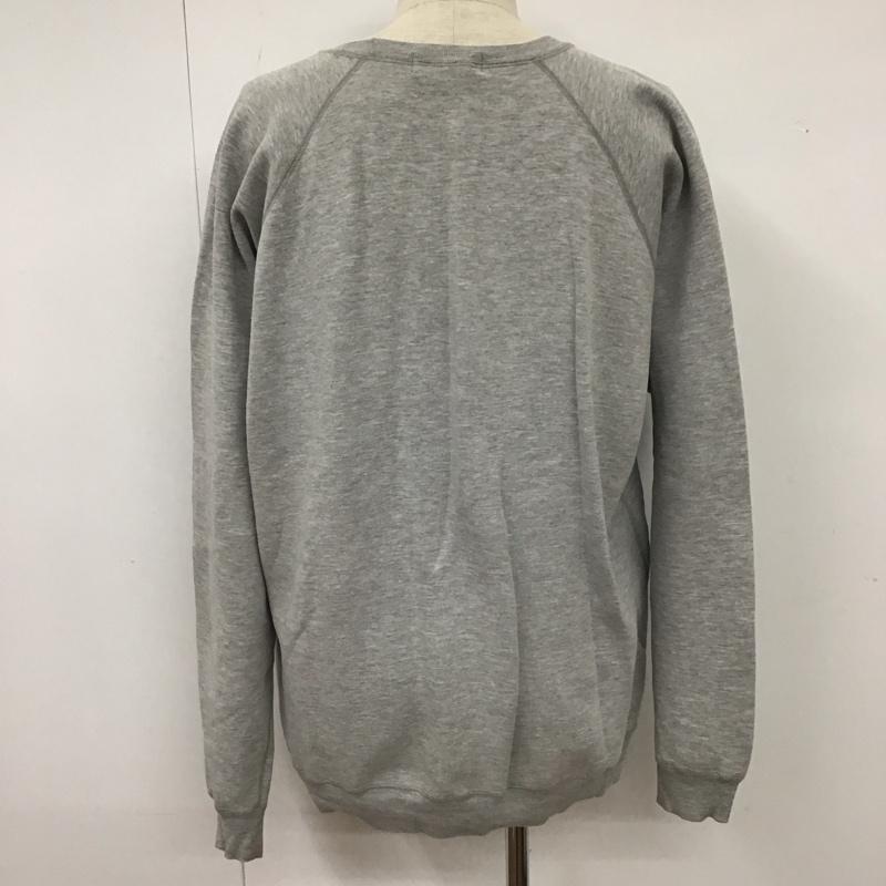 ポロバイラルフローレン Polo by RALPH LAUREN トレーナー 長袖 ポロベア スウェット 裏起毛 M プリント 灰 / グレー / メンズ USED 古着 中古 10110963