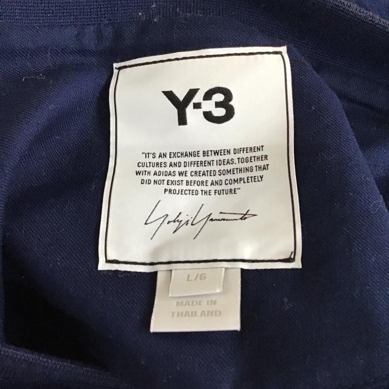 ワイスリー Y-3 Tシャツ 半袖 gv4114 Tシャツ 半袖カットソー スポーツウェア L ロゴ、文字 紺 / ネイビー / メンズ USED 古着 中古 10115938