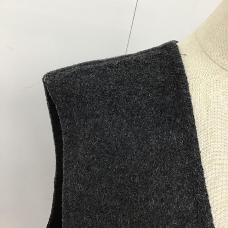 ユナイテッドアローズグリーンレーベルリラクシング UNITED ARROWS green label relaxing ベスト ベスト 無地 チャコールグレー / チャコールグレー / レディース USED 古着 中古 10123607