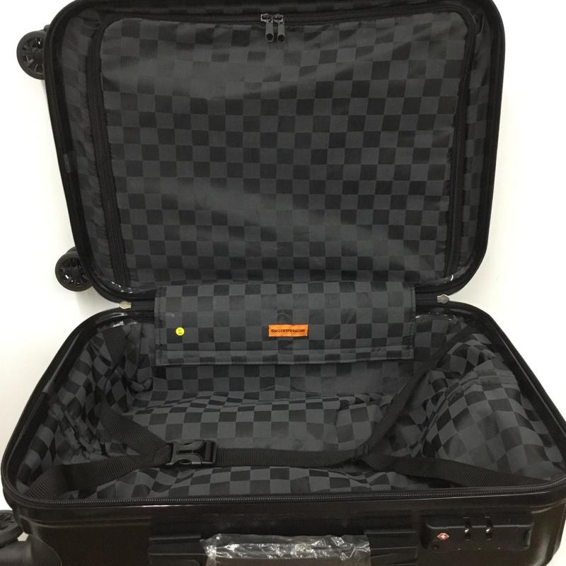マキコーポレーション MAKI CORPORATION スーツケース、トランク スーツケース、トランク 5401-48 機内持込サイズ タグ付き キャリーケース 無地 黒 / ブラック / メンズ USED 古着 中古 10131642