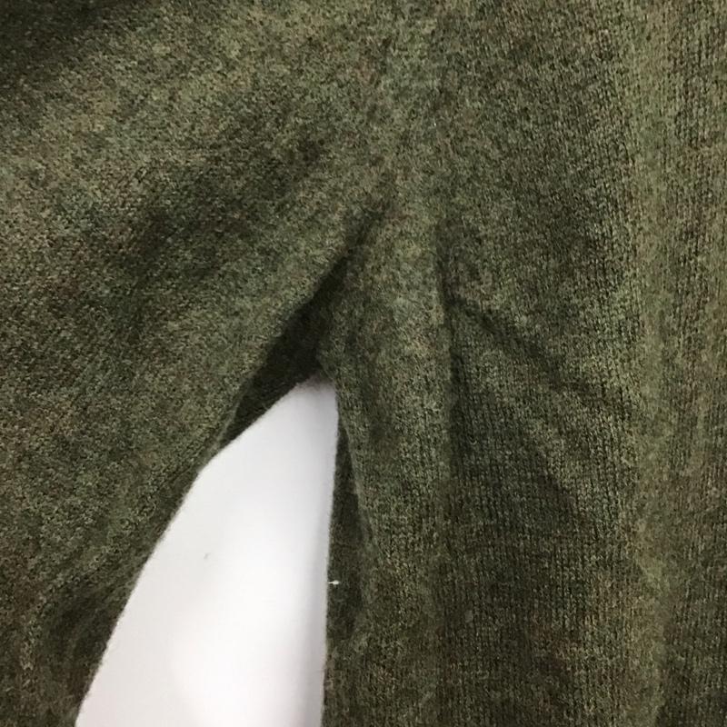 メゾン マルジェラ Maison Margiela ニット、セーター 長袖 長袖ニットカットソー クルーネック セーター M 無地 カーキ / カーキ / メンズ USED 古着 中古 10130545