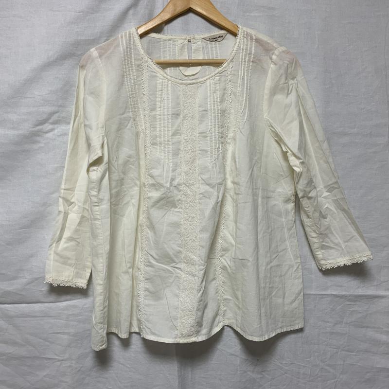 サマンサモスモス Samansa Mos2 カットソー 七分袖 M 無地 X  白 / ホワイト /  レディース USED 古着 中古 10033488