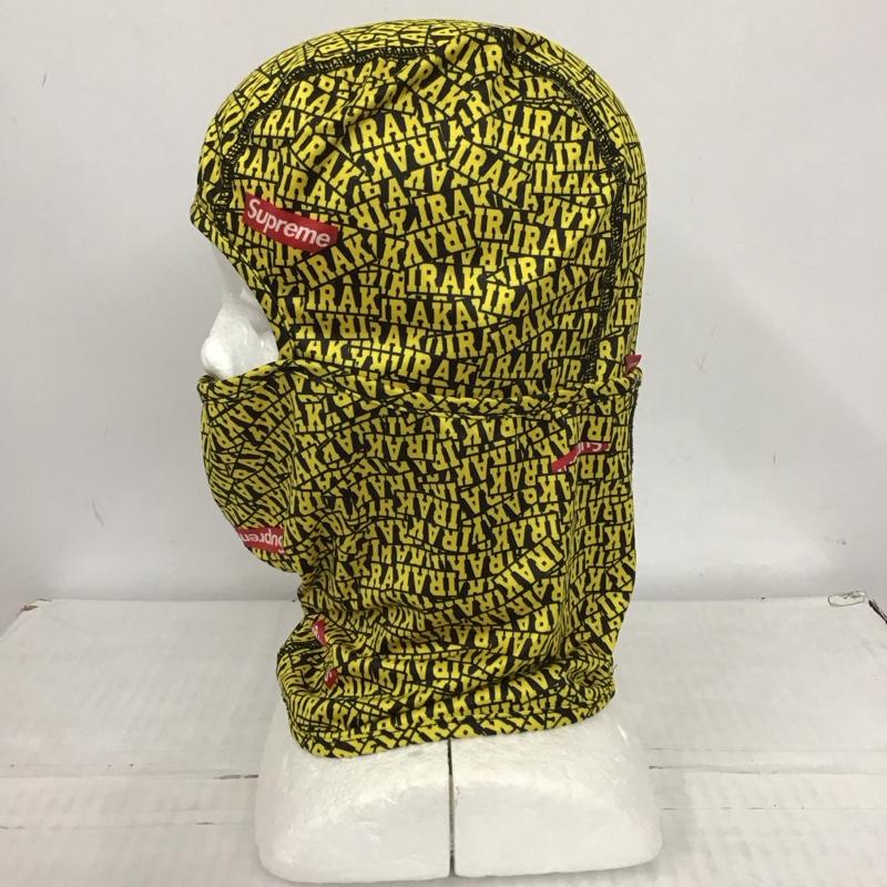 シュプリーム Supreme ファッション小物 ファッション小物 22AW 22FW IRAK light weight Balaclava バラクラバ 目出し帽 総柄 黒 / ブラック / X 黄 / イエロー / メンズ USED 古着 中古 10123001