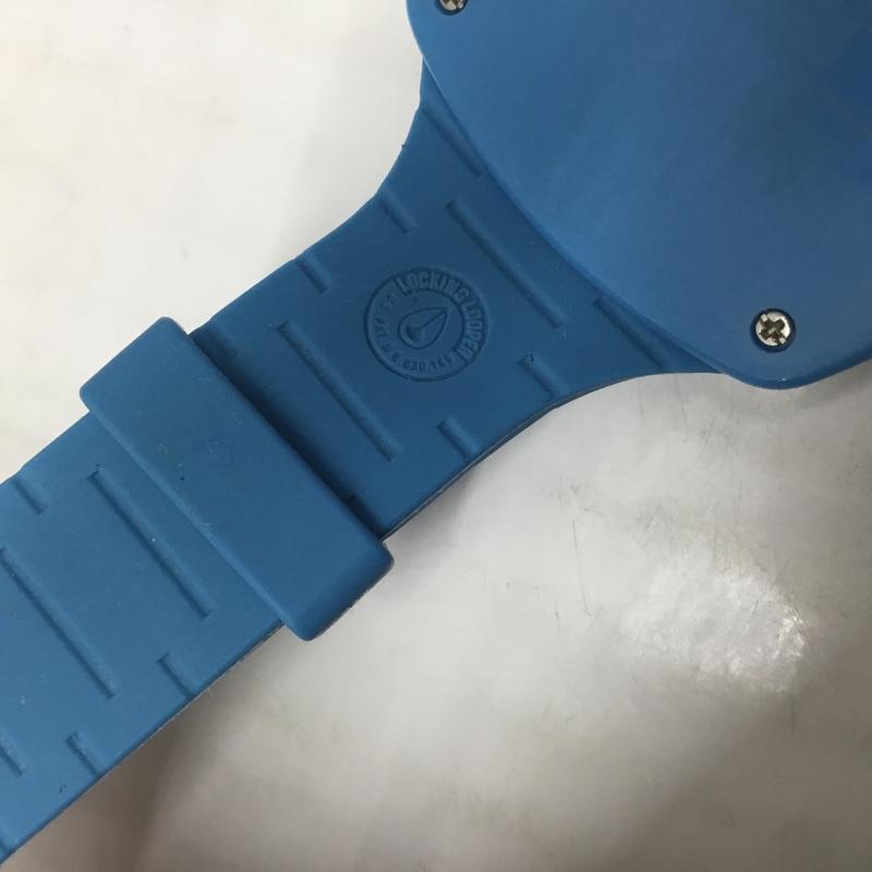 ニクソン NIXON 腕時計 デジタル DASH 箱有 ロゴ、文字 水色 / ライトブルー / レディース USED 古着 中古 10113823