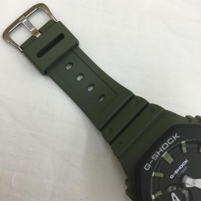 ジーショック G-SHOCK 腕時計 アナログ(クォーツ式) Utility Color GA-2110SU デジアナ ロゴ、文字 カーキ / カーキ / メンズ USED 古着 中古 10108209