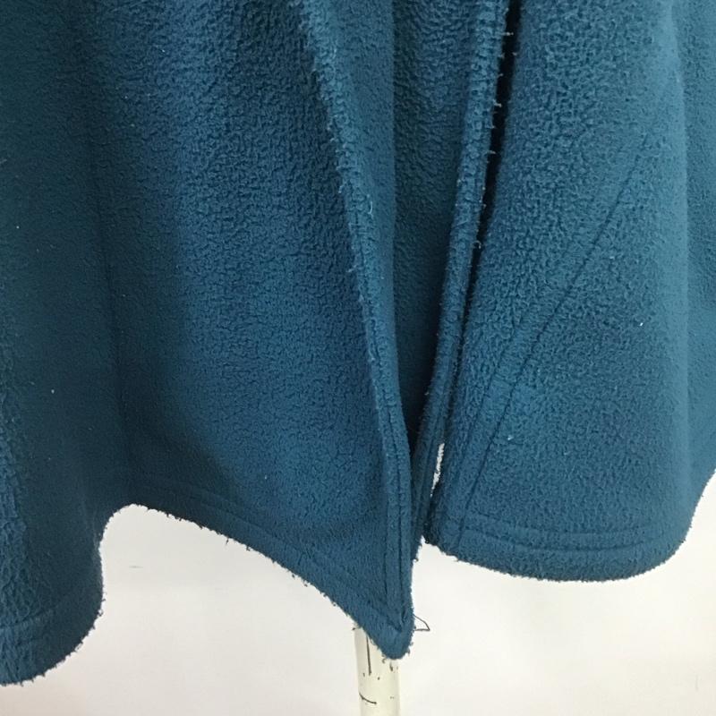 エルエルビーン L.L.Bean カーディガン 長袖 フリース L 無地 青 / ブルー / レディース USED 古着 中古 10124047