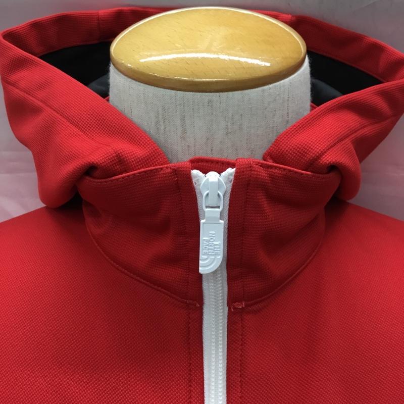 ザノースフェイス THE NORTH FACE ジャケット、上着 ジャンパー、ブルゾン NT61511 マッハ5ジャケット ジャージ フード付きジャケット ジップアップジャケットスポーツウェア S ロゴ、文字 赤 / レッド / X 紺 / ネイビー / メンズ USED 古着 中古 10118640