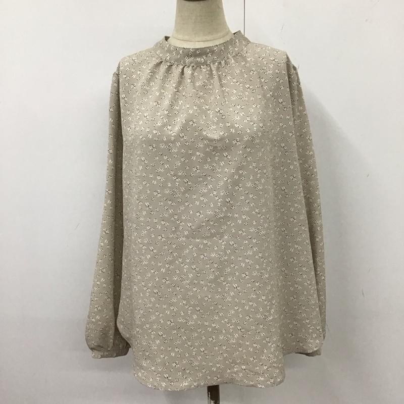 サマンサモスモス Samansa Mos2 シャツ、ブラウス 長袖 fld-1708892 長袖シャツ プリントシャツ ブラウス FREE プリント ベージュ / ベージュ / レディース USED 古着 中古 10115736