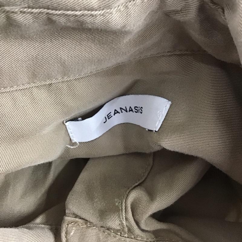 ジーナシス JEANASIS シャツ、ブラウス 長袖 長袖シャツ カラーシャツ ポケットシャツ 長袖カットソー 無地シャツ FREE 無地 茶 / ブラウン / レディース USED 古着 中古 10123021
