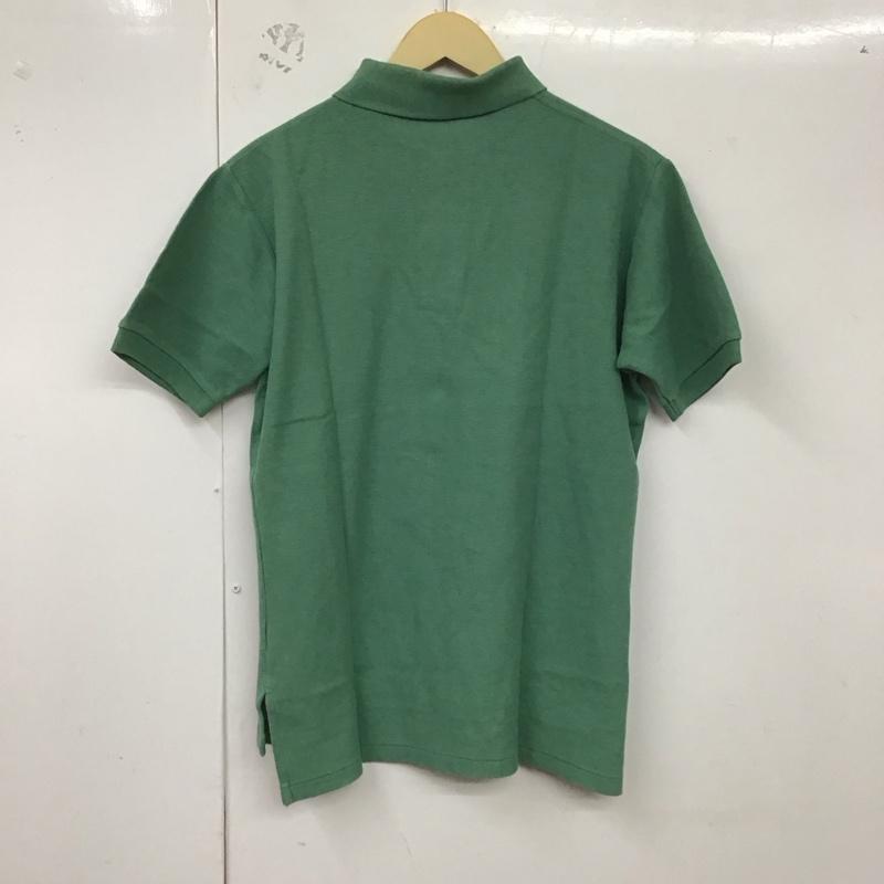 ポロバイラルフローレン Polo by RALPH LAUREN ポロシャツ 半袖 半袖ポロシャツ 半袖カットソー カラーシャツ L ロゴ、文字 緑 / グリーン / メンズ USED 古着 中古 10129515