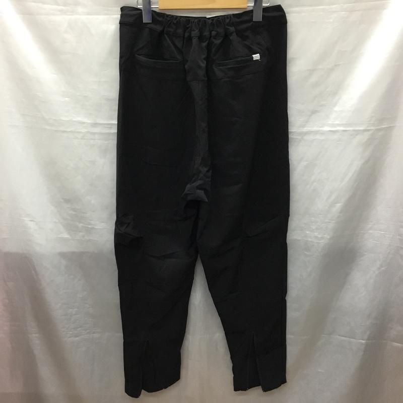 レアセル rehacer パンツ ワークパンツ、ペインターパンツ ワークパンツ ワイドパンツ カジュアルパンツ ストレッチパンツ M 無地 黒 / ブラック /  メンズ USED 古着 中古 10121610