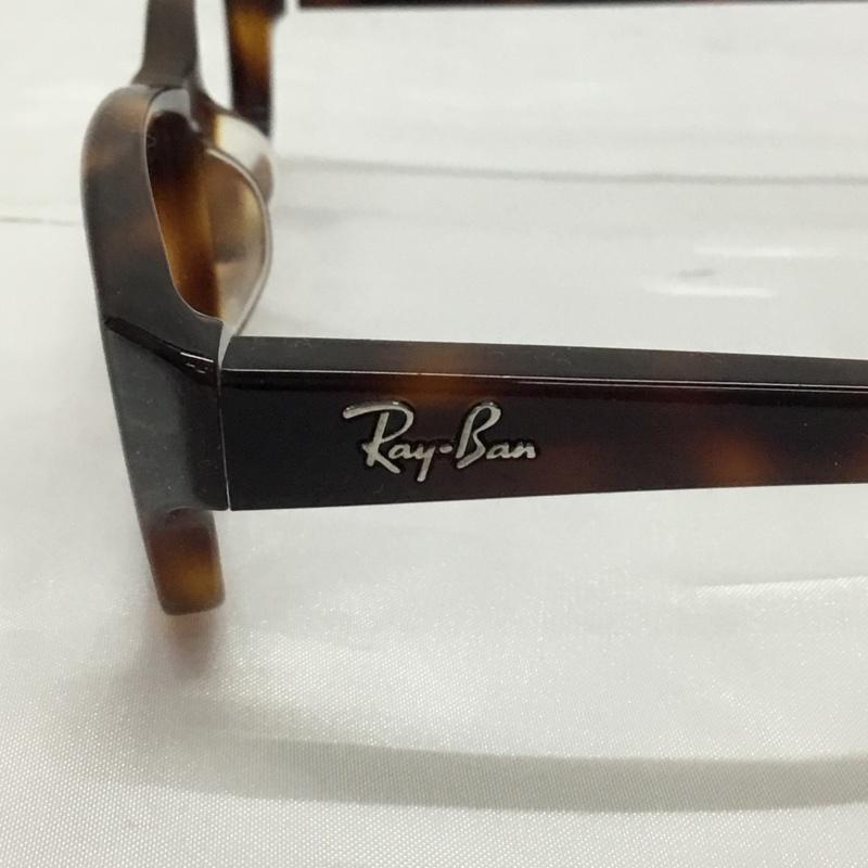 レイバン Ray-Ban めがね・サングラス めがね RB5272 2372 メガネフレーム レンズ無し ロゴ、文字 茶 / ブラウン / メンズ USED 古着 中古 10116650