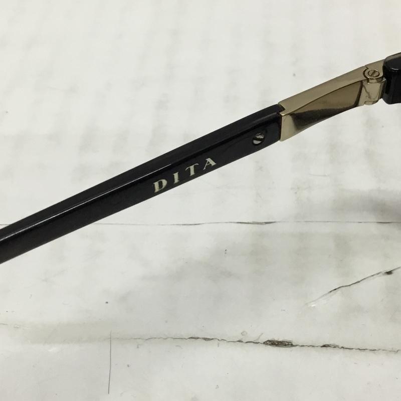 ディータ Dita めがね・サングラス サングラス SIG 63 10-135 ケース付き 無地 黒 / ブラック / メンズ USED 古着 中古 10115055