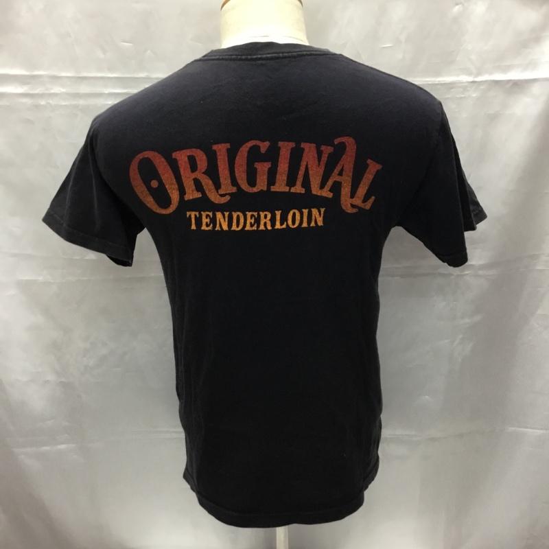 テンダーロイン TENDERLOIN Tシャツ 半袖 半袖カットソー プリントTシャツ クルーネックカットソー 古着 S プリント 黒 / ブラック / メンズ USED 古着 中古 10106577