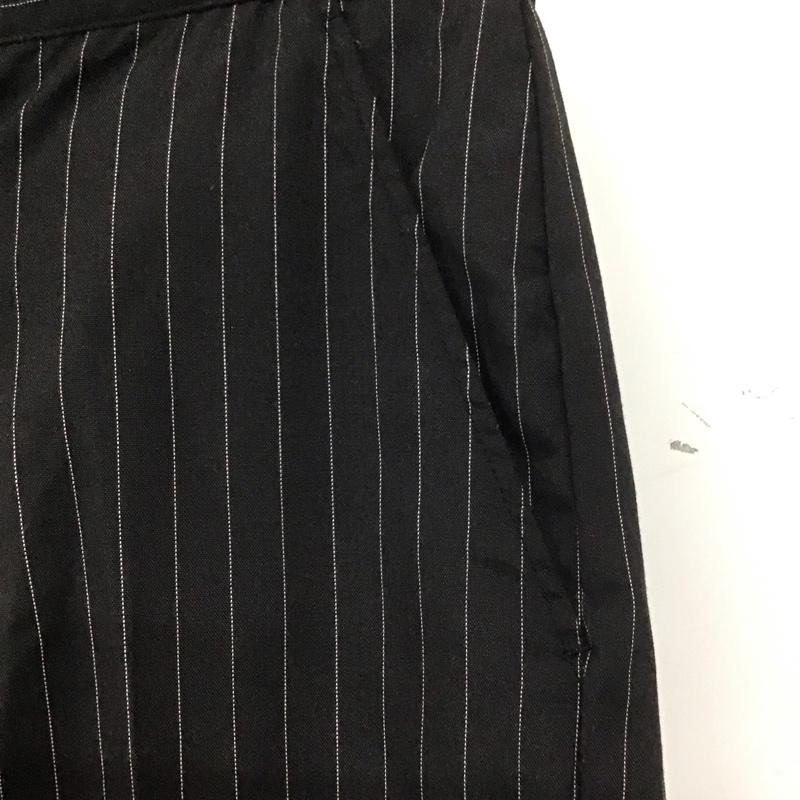 ステューシー STUSSY パンツ スラックス スラックスパンツ ワイドパンツ カジュアルパンツ M ストライプ 黒 / ブラック / メンズ USED 古着 中古 10139290