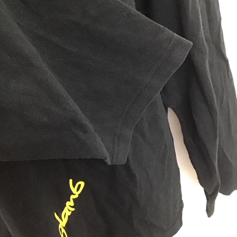 グラム glamb カットソー 長袖 長袖カットソー クルーネックカットソー 長袖Tシャツ ロングスリーブカットソー 4 ロゴ、文字 黒 / ブラック /  メンズ USED 古着 中古 10111098